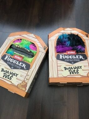 NEW 2-PACK Fuggler Butt Ugly Pets Count Underoo McGoo Cockapoo Reek-O Black Cat